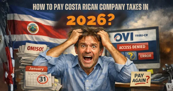 Frustrated company owner facing Costa Rica corporate tax system changes
